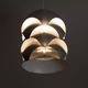 Aluminum pendant lamp by Sven Ivar Dysthe for Sonnico 1960