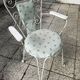 5 chaises de jardin, 1950