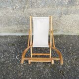 Vintage wooden doll stroller