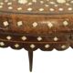 Anglo-Indian Taj Mahal Side Table Plant Table Teak 41cm