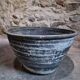 Old rustic washing trough in terracotta, Auvergne, 19th century