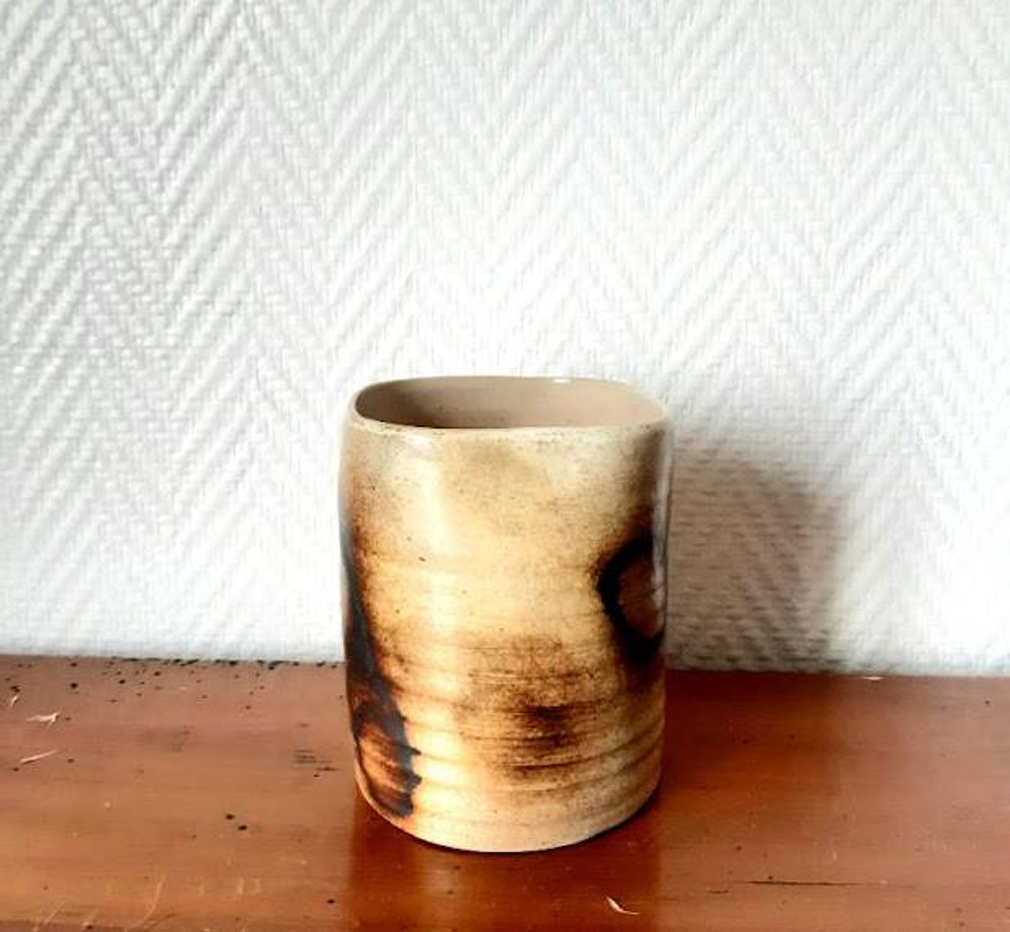 Vase gobelet en céramique vintage