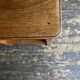 Boarding school stool in oak and plywood 1950