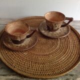 Vallauris tea cup duo