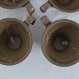 Set of 4 earthenware cups