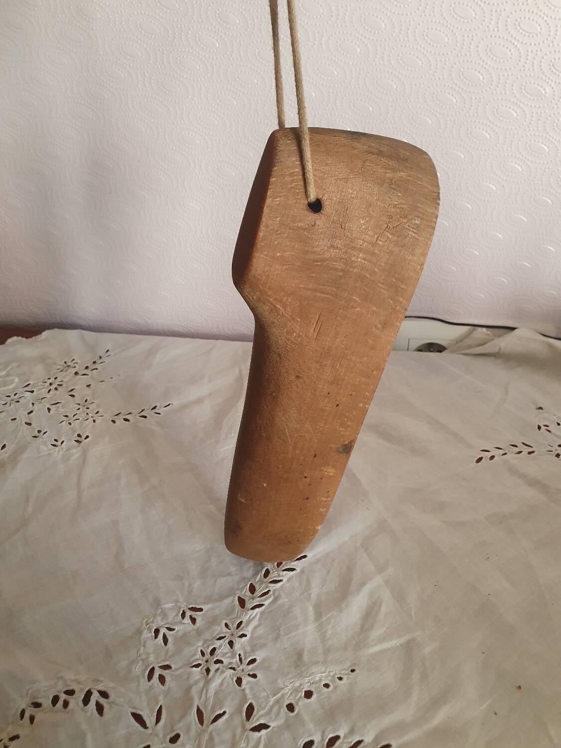 Old wooden shoe tree
