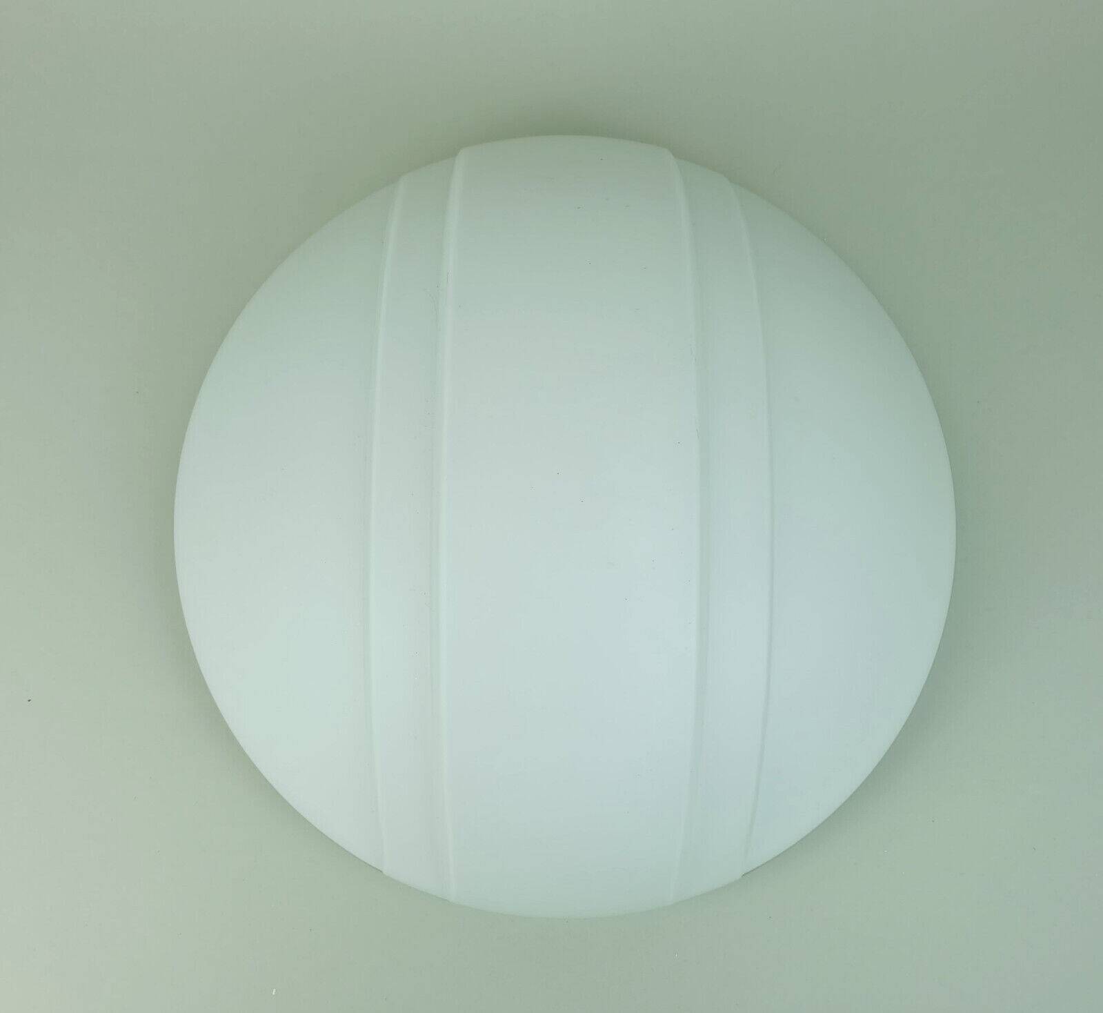 Putzler flush mount plafonnier verre blanc verre satiné années 1970 1980