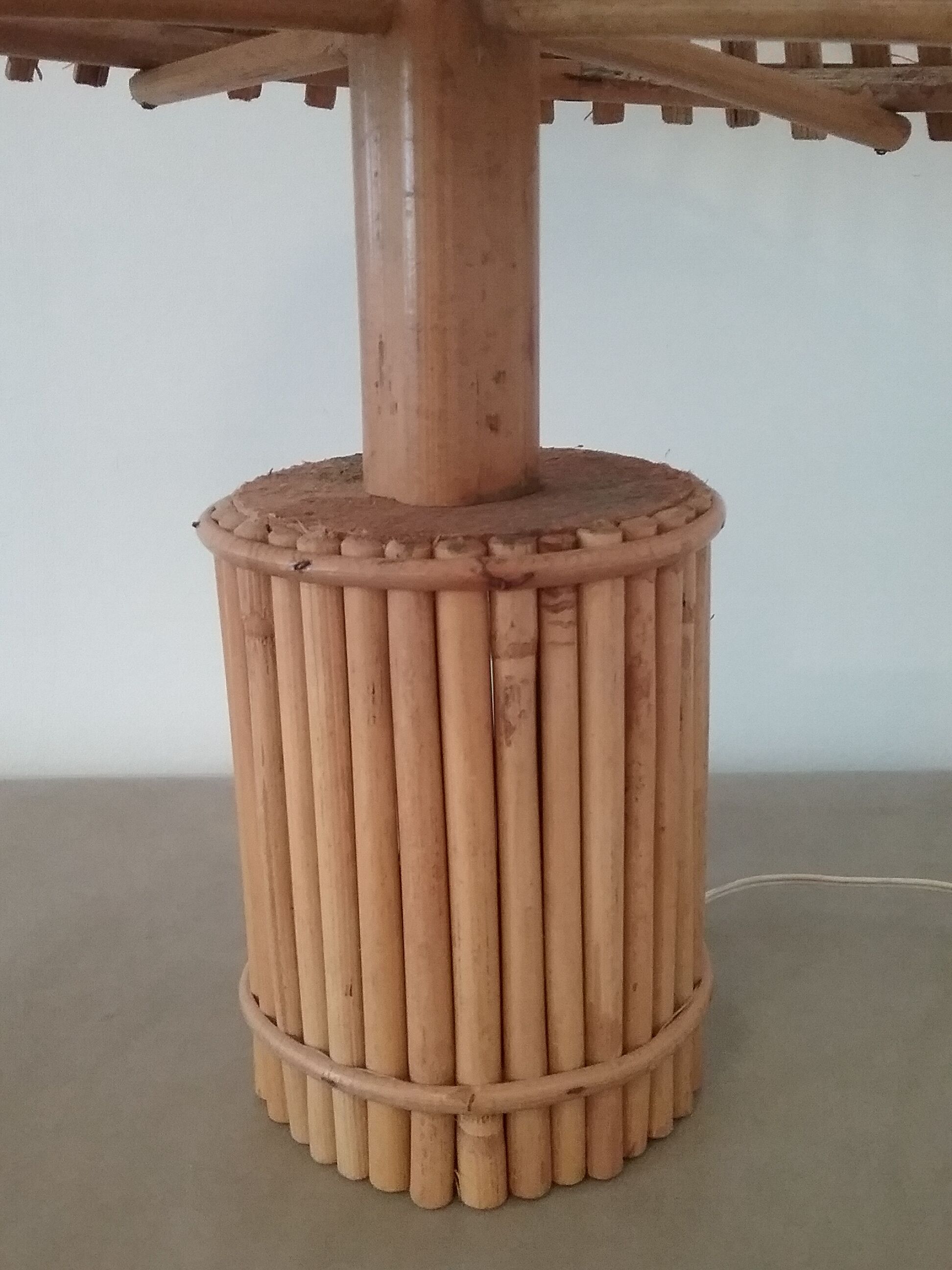 Vintage bamboo lamp