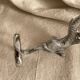 Silver fish wall hook