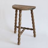 Wooden tripod stool
