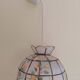 Hand-painted mother-of-pearl pendant light