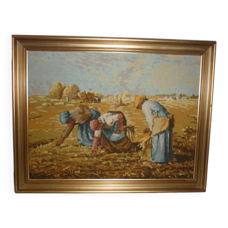 Framed canvas “Gleaners”