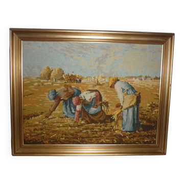 Framed canvas “Gleaners”