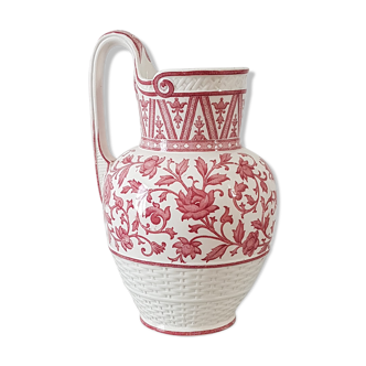 Pichet oriental Digoin Sarreguemines U&C
