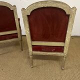 Pair of period directoire chairs