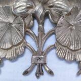 Two bronze ornaments furniture floral decoration early 20th century