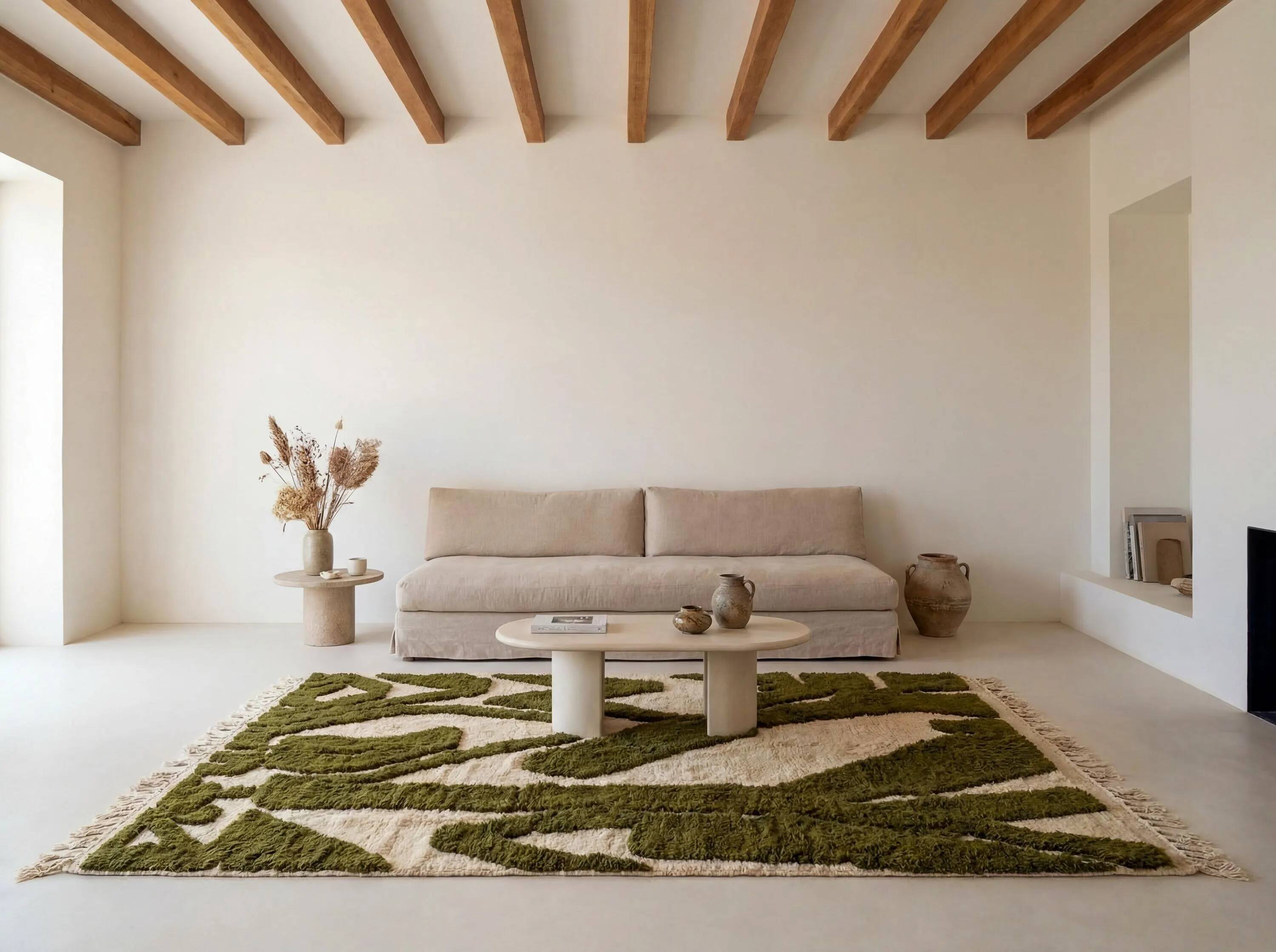 Traditional Moroccan rug, pure wool, 3x2 m.