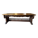 Très grande table en bois sculptée