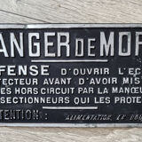 Plaque industrielle