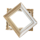 Pair of vintage wooden wall frames dimension: height -41cm- width and -33cm- depth -4cm-