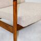 GFM-142 Chair in Beige Bouclé attributed to Edmund Homa, 1970s