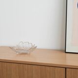 Glass leaf bowl, Danish design, 1970s, made in Denmark