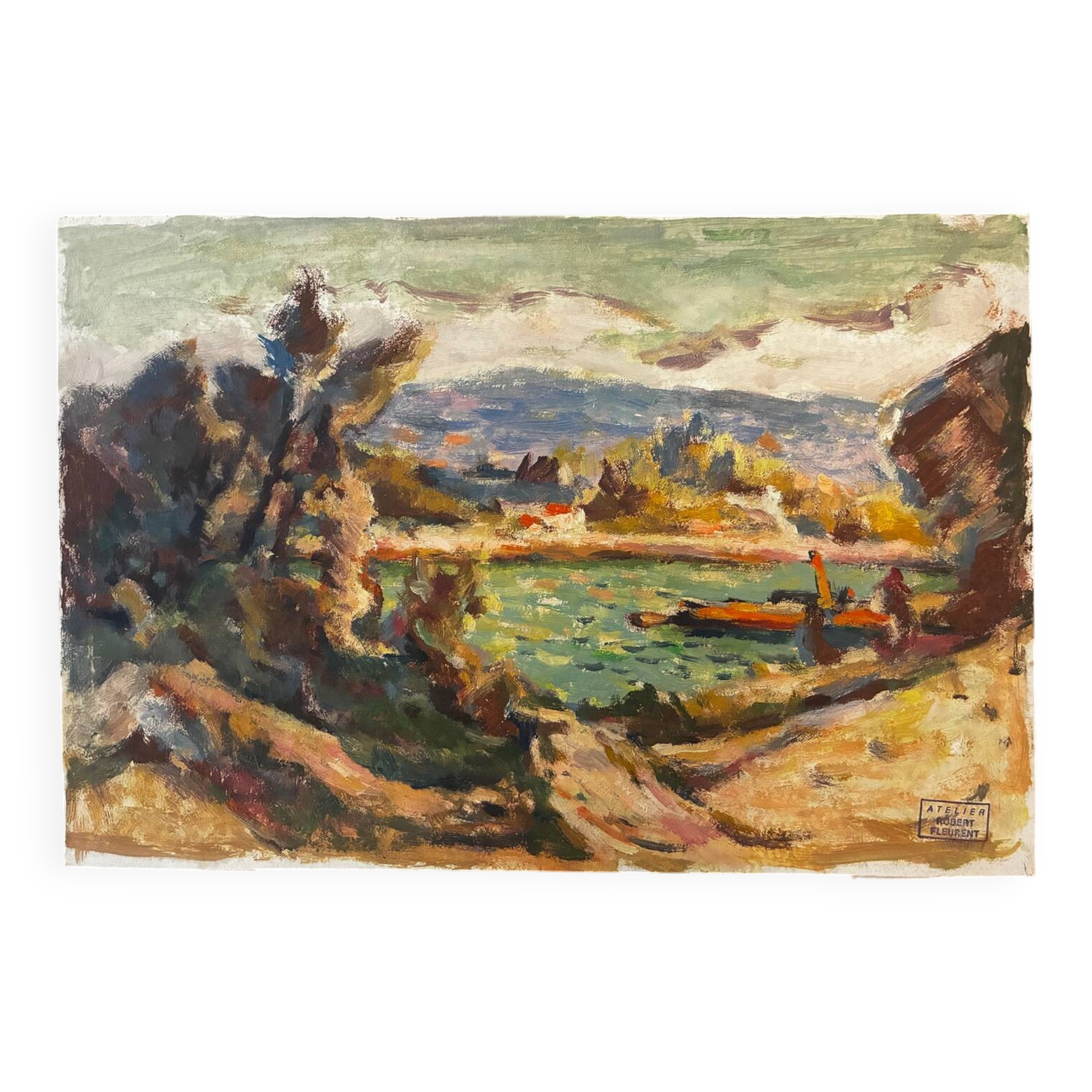 Breton Landscape, Robert Fleurent, 1945