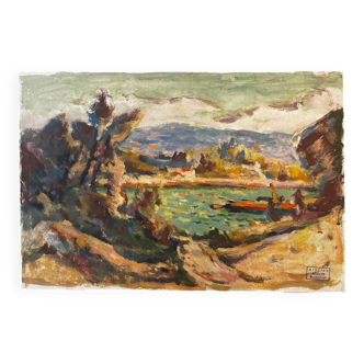 Breton Landscape, Robert Fleurent, 1945