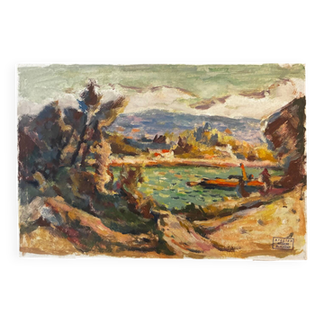 Breton Landscape, Robert Fleurent, 1945