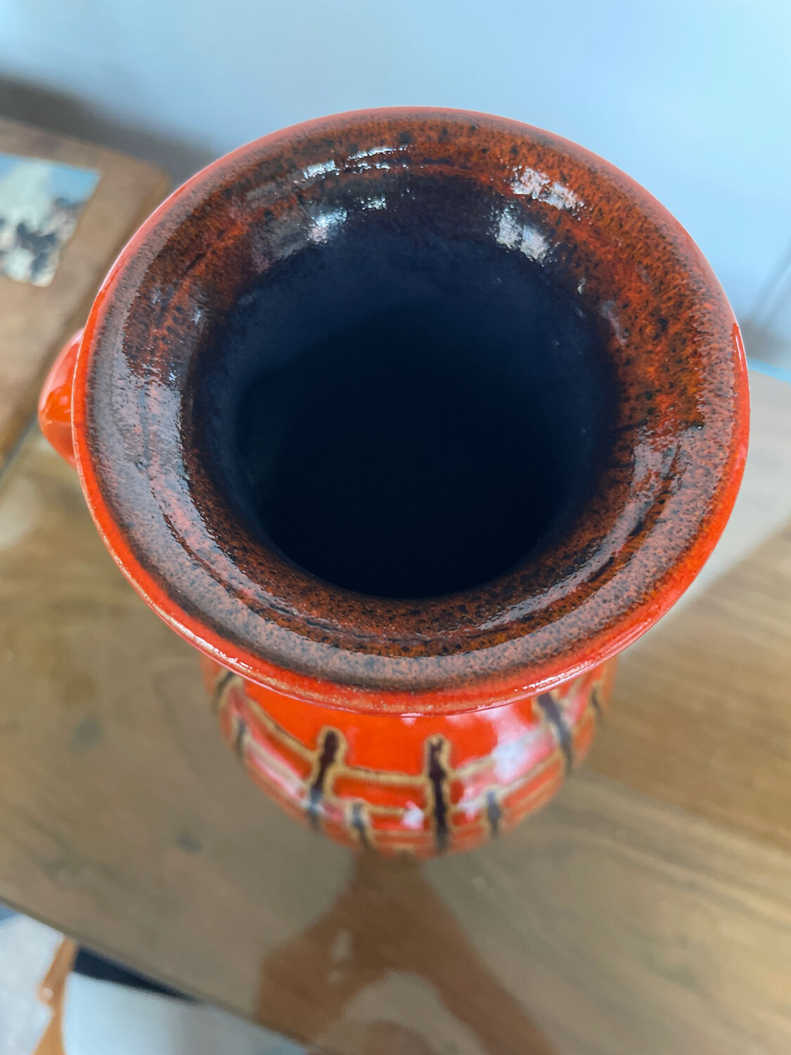 Large West Germany vase from the 70s Jasba