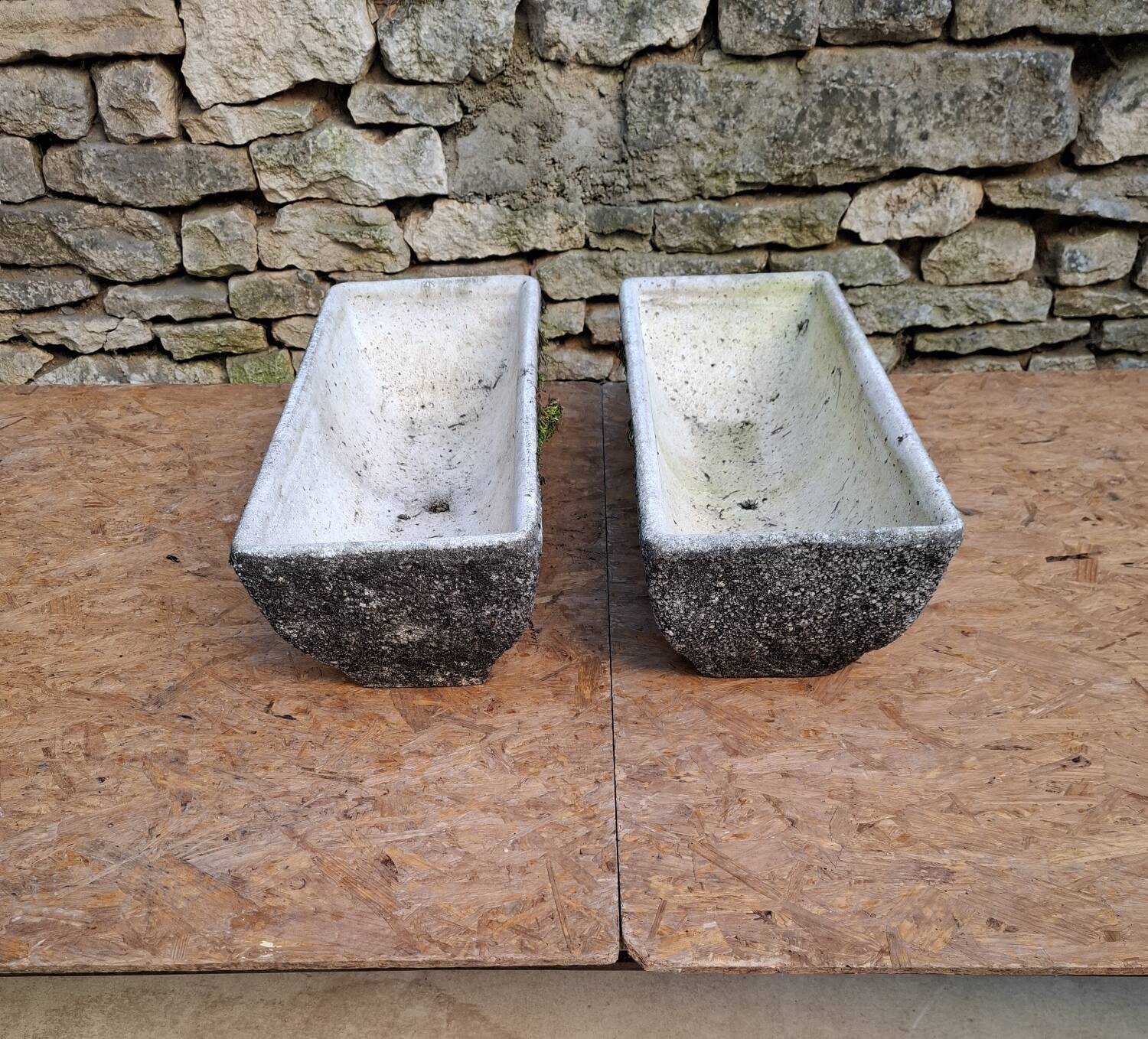 Cement planters