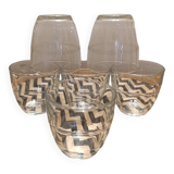 Set of 6 nesting Duralex glasses
