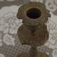 French Vintage Bronze Candlestick With Lovely Acanthus Leaf Detail 5165