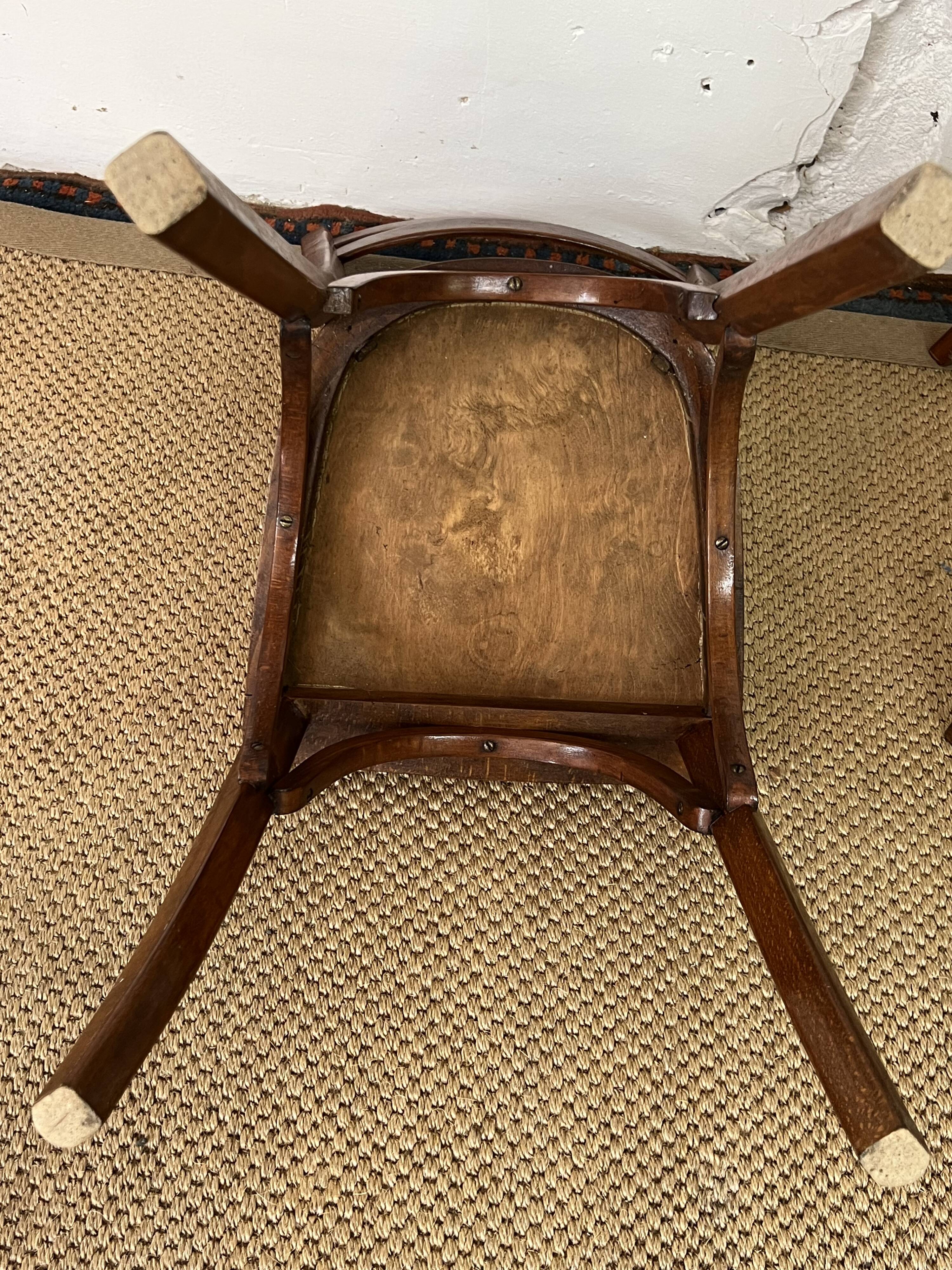 Pair of bistro chairs