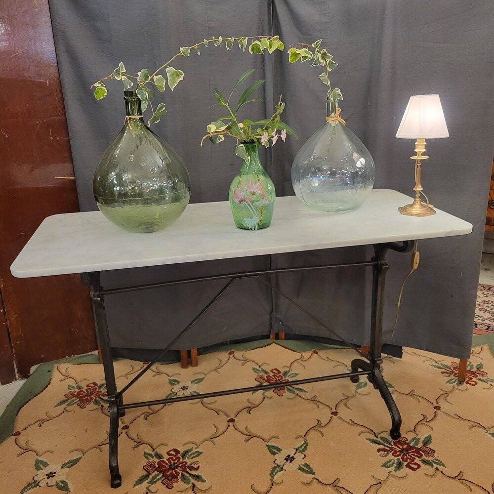 Marble bistro table