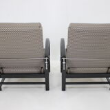 1940s Pair of Kropacek Kozelka Adjustable Armchairs,Czechoslovakia