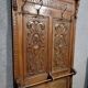 Renaissance style coat rack in carved walnut, 19th century