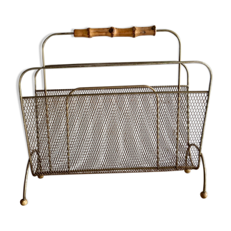 Vintage gold metal magazine door