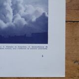 Original lithograph on clouds