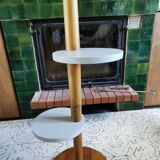 Lampadaire art déco en bois