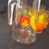 Orangeade service vmc reims 1 carafe and 6 glasses