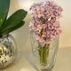 Asymmetrical crystal vase by Schneider from the 1960s - 1970s.