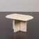 Italian small mid century travertine coffee table, 1970s