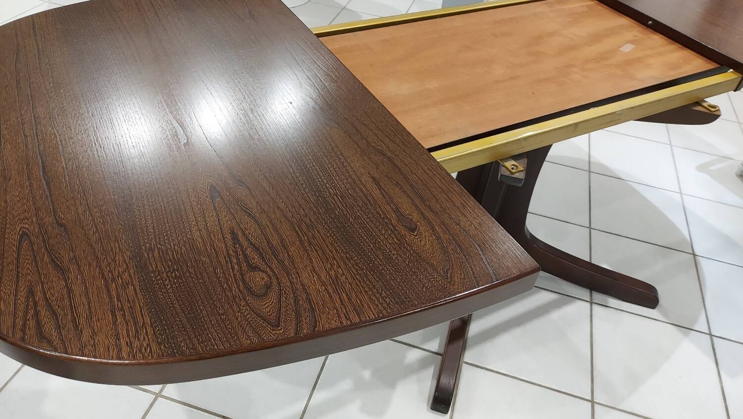 Baumann house extendable table vintage 1970s