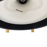 Scandinavian pendant lamp in gilded brass Carl Fagerhult Sweden 1970