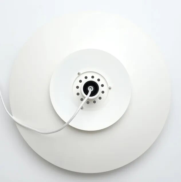 White Scandinavian Form Light lamp, 1970s