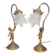 Pair of bronze table lamps