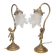 Pair of bronze table lamps