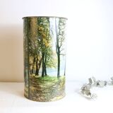 Umbrella door, metal, 80's decorations, vintage