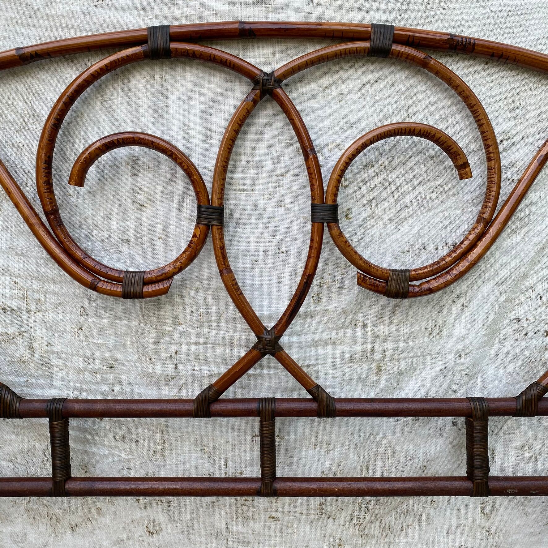 Rattan headboard 145 cm